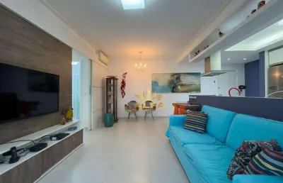 Varanda gourmet | vista mar | lazer | prédio novo | 3 dormitórios (2 suítes), 2 vagas, apartamento na praia das pitangueiras, guarujá-sp