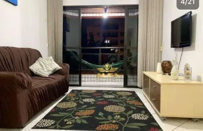 Apartamento com 3 dormitórios à venda, 90 m² por r$ 440.000,00 - tombo - guarujá/sp