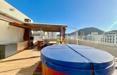 Cobertura à venda na enseada no guarujá | alfa imóveis guarujá