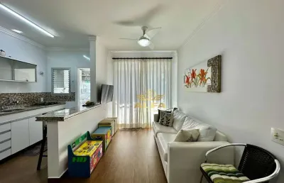 Apartamento com 1 dormitório à venda, 60 m² por r$ 330.000,00 - jardim astúrias - guarujá/sp