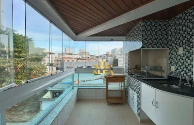 Apartamento com 3 dormitórios à venda, 98 m² por r$ 800.000,00 - tombo - guarujá/sp