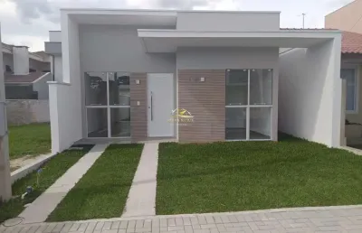 Casa com 3 quartos à venda na rua francisco alves ferreira, 640, itaqui, campo largo por r$ 385.000