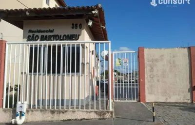 Apartamento com 2 dormitórios à venda, 50 m² por r$ 100.000,00 - baraúna - feira de santana/ba