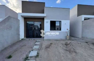 Casa com 2 dormitórios em condominio à venda, 40 m² por r$ 250.000 - papagaio - feira de santana/ba