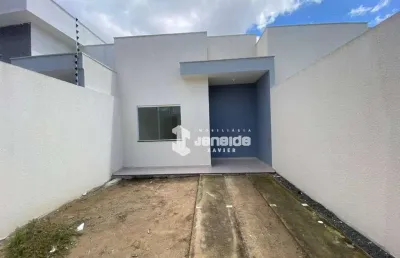 Casa com 2 dormitórios à venda, 59 m² por r$ 240.000 - mangabeira - feira de santana/ba