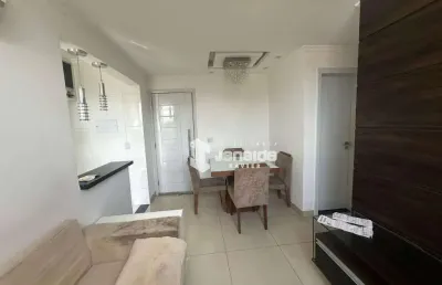 Apartamento semi mobiliado com 2 dormitórios para alugar, 45 m² por r$ 1.300/mês - 35 bi - feira de santana/ba