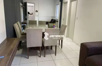 Apartamento com 2 dormitórios à venda, 45 m² por r$ 160.000 – mangabeira  - feira de santana/ba