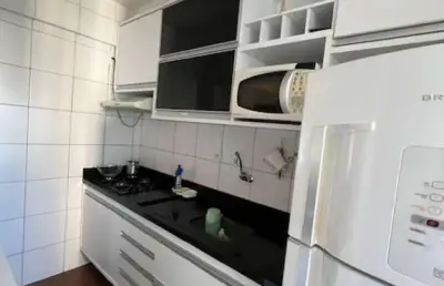 Apartamento quarto e sala mobiliado no condomínio mandala