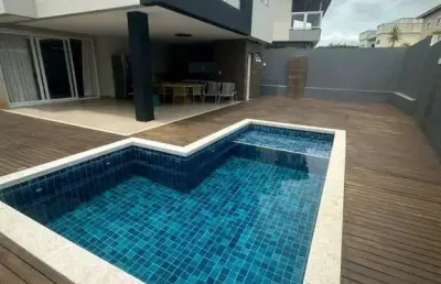 Alphaville litoral norte 2| 4 suítes| fino acabamento| porteira fechada r$2.700.000,00