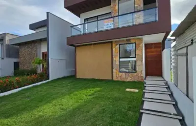 Casa em condomínio fechado com 4 quartos à venda na 1ª Travessa Simara Ellery, 22, Abrantes, Camaçari