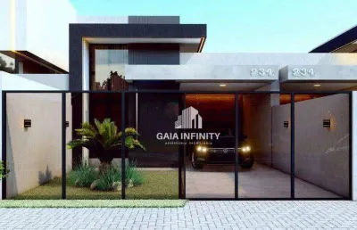 Casa com 3 dormitórios à venda, 123 m² por r$ 950.000,00 - são pedro - são josé dos pinhais/pr