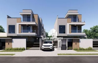 Sobrado com 3 dormitórios à venda, 135 m² por r$ 849.000,00 - boqueirão - curitiba/pr
