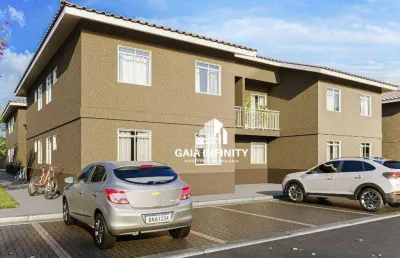 Apartamento com 2 dormitórios à venda, 44 m² por r$ 253.826 - campo largo da roseira - são josé dos pinhais/pr