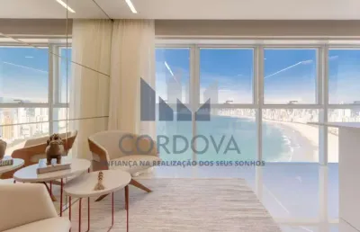 Apartamento 3 suítes  frente mar, pronto para morar em balneário camboriú- padrão fg