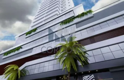 Apartamento amplo com 4 suítes distribuídos em 193,42 m2, vista mar e com sacada lateral.