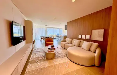 Imperdível: apartamento de luxo na praia brava, itajaí-sc - 4 quartos, 4 suítes, 2 salas, 5 banheiros, 4 vagas, 210m² - decorado, mobiliado, pronto para morar!