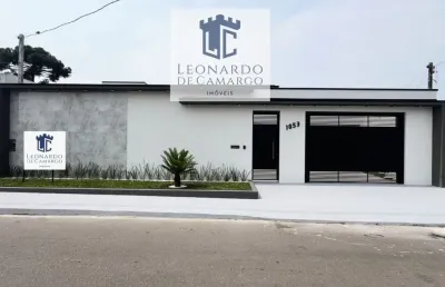 Linda casa térrea de alto padrão no bairro planta araçatuba em piraquara