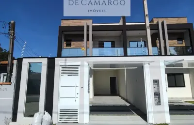 Sobrado com amplo quintal em são josé dos pinhais – centro