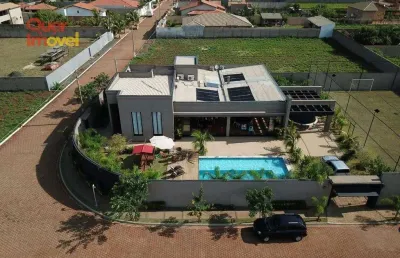Chácara de luxo no condomínio recanto rio pardo em ribeirão preto-sp  4 quartos, 4 suítes, 450m²  quer imóvel negócios imobiliários