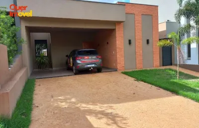 Casa em condomínio de luxo com 3 suítes e 4 vagas de garagem no jardim cybelli, ribeirão preto-sp