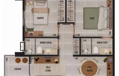 Residencial otto: apartamento à venda em ribeirão preto-sp, nova ribeirânia  2 quartos, 1 suíte, 2 banheiros, 2 vagas  quer imóvel negócios imobiliários