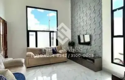 Excelente casa com 3 suítes plenas no setor três marias em goiânia