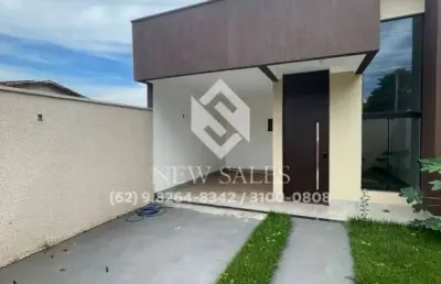 Casa de alto padrão com 3 suítes plenas no jardim atlântico