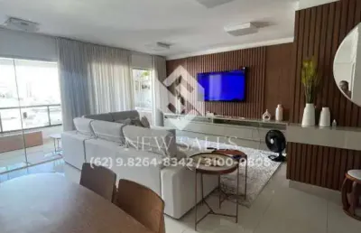 Porteira fechada! apartamento de 113m² c/ 3 suítes - setor oeste