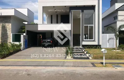Excelente casa com 4 suítes plenas em condomínio luxuoso em goiânia