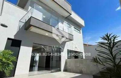Lindo sobrado com 3 suítes plenas no residencial monte cristo - trindade