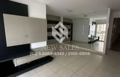 Apartamento semi-mobiliado, 3 quartos - jardim goias