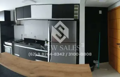 Apartamento mobiliado com 3 quartos sendo 1 suíte - setor oeste - 85 m²