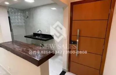 Apartamento todo reformado c/ 2 quartos - setor nova suíça
