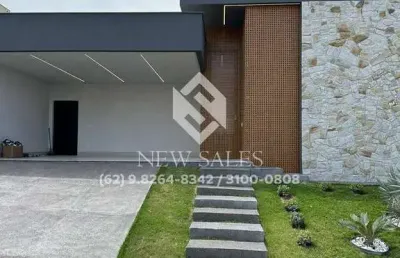Casa em condomínio fechado com 3 quartos à venda na Rua dos Acaris, 32, Jardins Bolonha, Senador Canedo