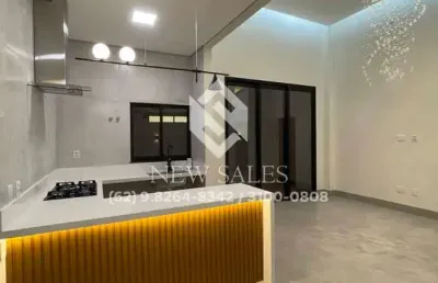 Casa em condomínio fechado com 4 quartos à venda na Alameda Bulgária, 21, Terras Alpha Residencial 2, Senador Canedo