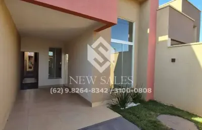 Casa nova c/ 3 quartos (1 suíte), espaço gourmet - setor maysa ii/ trindade