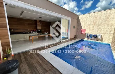 Casa térrea c/ 3 quartos, piscina aquecida - jardim guanabara