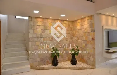 Sobrado alto padrão c/ 470m², 5 suítes - setor criméia oeste