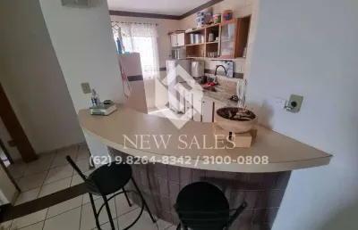 Apartamento 1 quarto, 48m², 1 vaga, mobiliado - setor leste universitário