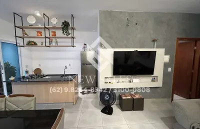 Casa c/ 2 quartos, 2 vagas de garagens - setor três marias