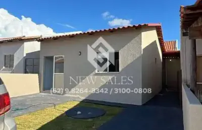 Casa condominio area 13 mts chacara santa luzia (trindade)
