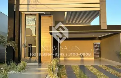 Casa térrea c/ 3 suítes, área gourmet c/ piscina -terras alpha alto padrão
