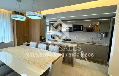Apartamento com 3 suítes / todo mobiliado setor marista !!!