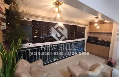 Apartamento c/ 3 quartos - jd. atlântico semi imobiliado