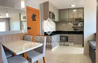 Porteira fechada ! apartamento 2 quartos 1 suíte - setor faicalville