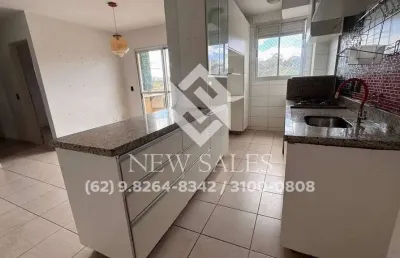Apartamento 3 quartos 1 suite 1 vaga varanda vista livre 75 mts goiania 2