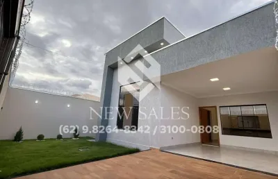 Casa nova c/ 3 quartos sendo 1 suíte - residencial mirante