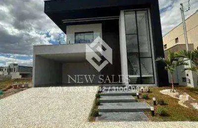 Sobrado de alto padrão com 223m² no jardins bolonha - senador canedo