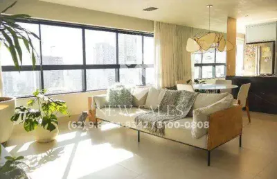 Apartamento mobiliado alto padrão 3 suítes plenas - setor marista