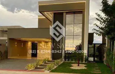 Casa de alto padrão com 312m², 3 suítes, piscina - parqville jacarandá